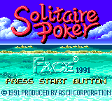 Solitaire Poker screenshot 3 for Sega Game Gear